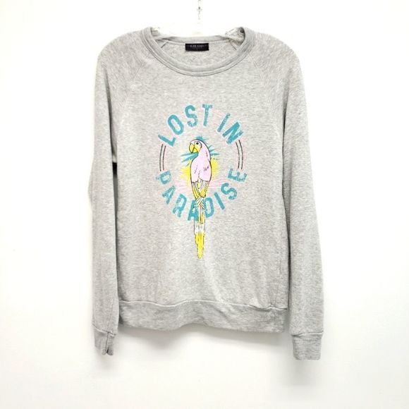 Blaine Bowen Lost in Paradise Parrot Sweatshirt Size Small - Picture 1 of 8